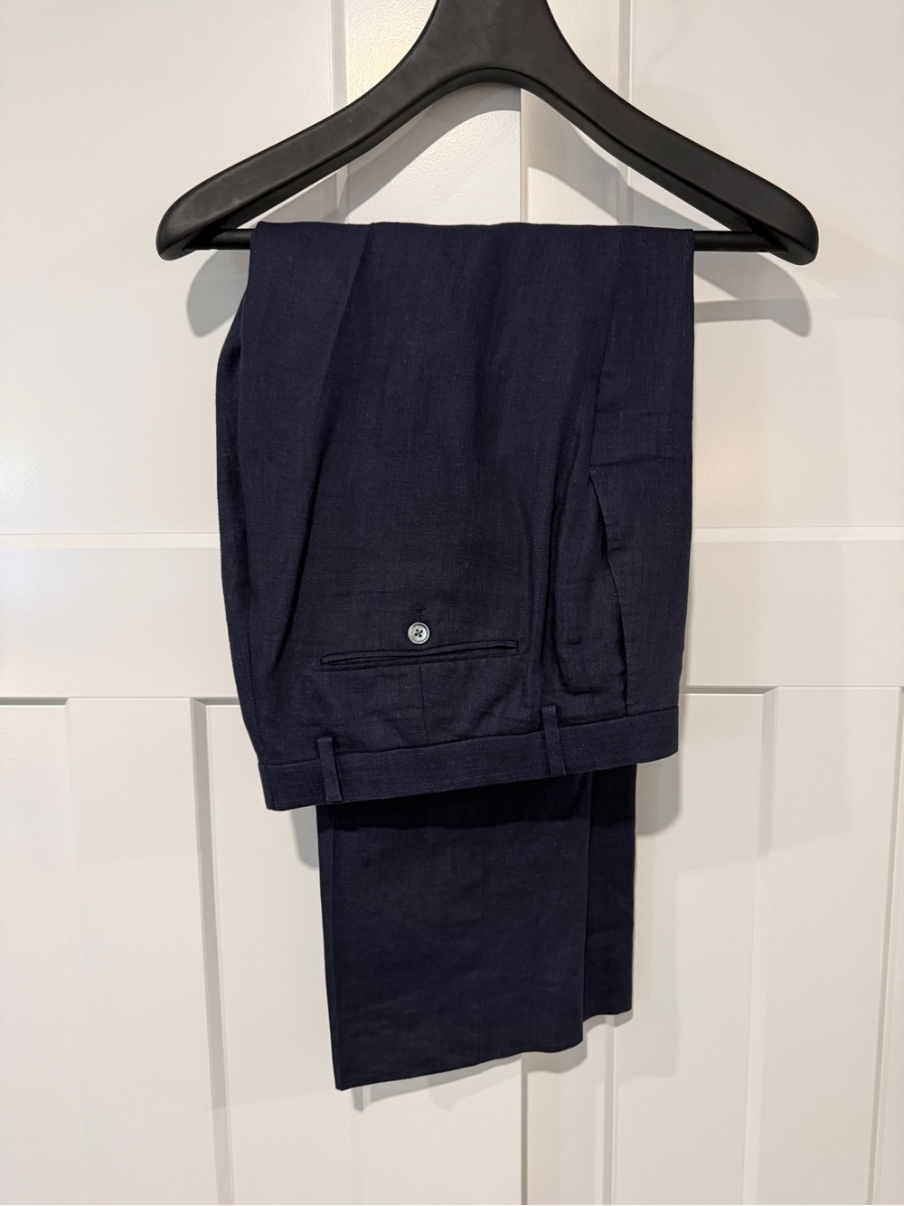 Banana Republic Navy Linen 3 Pocket Suit - Picture 4 of 13